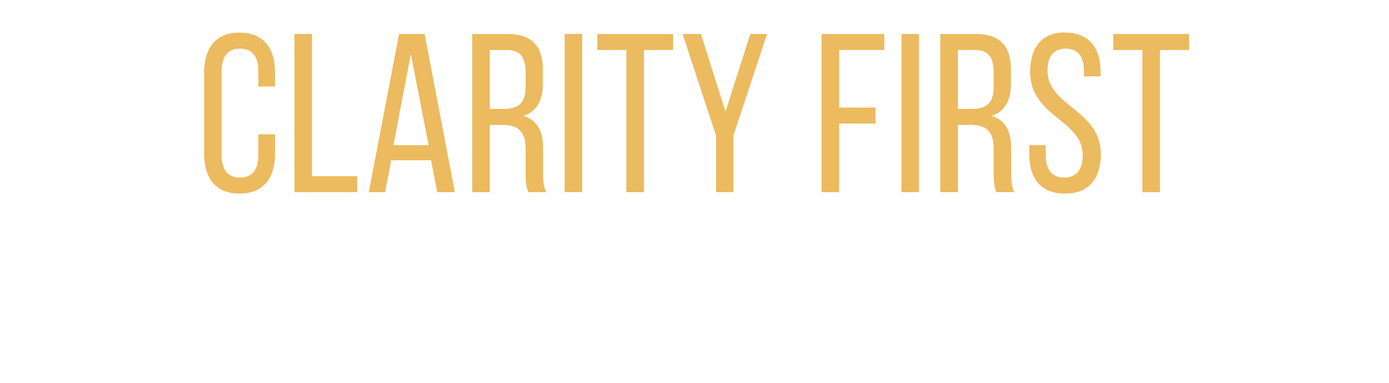 Learn | Clarity First Program